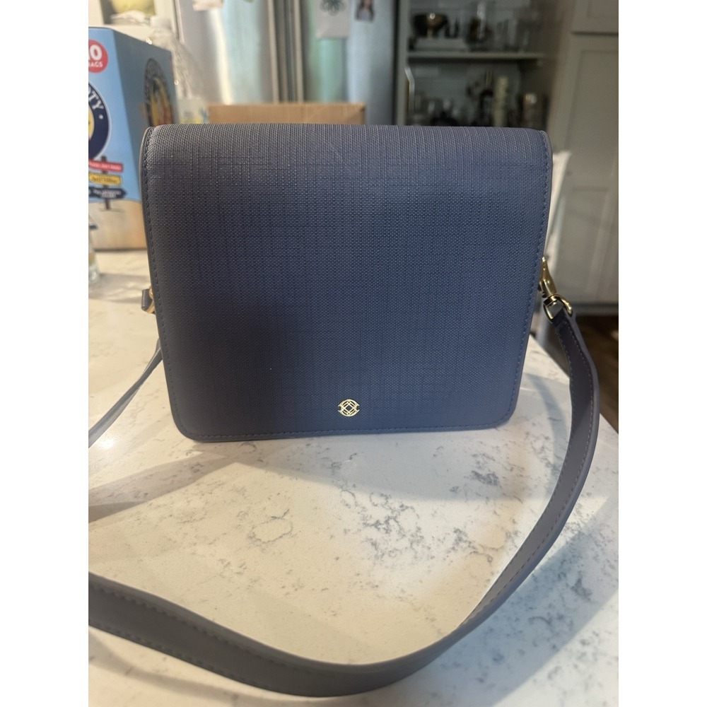Dagne Dover Epic Crossbody Bag in the shade "Ash Blue". Excellent Condition